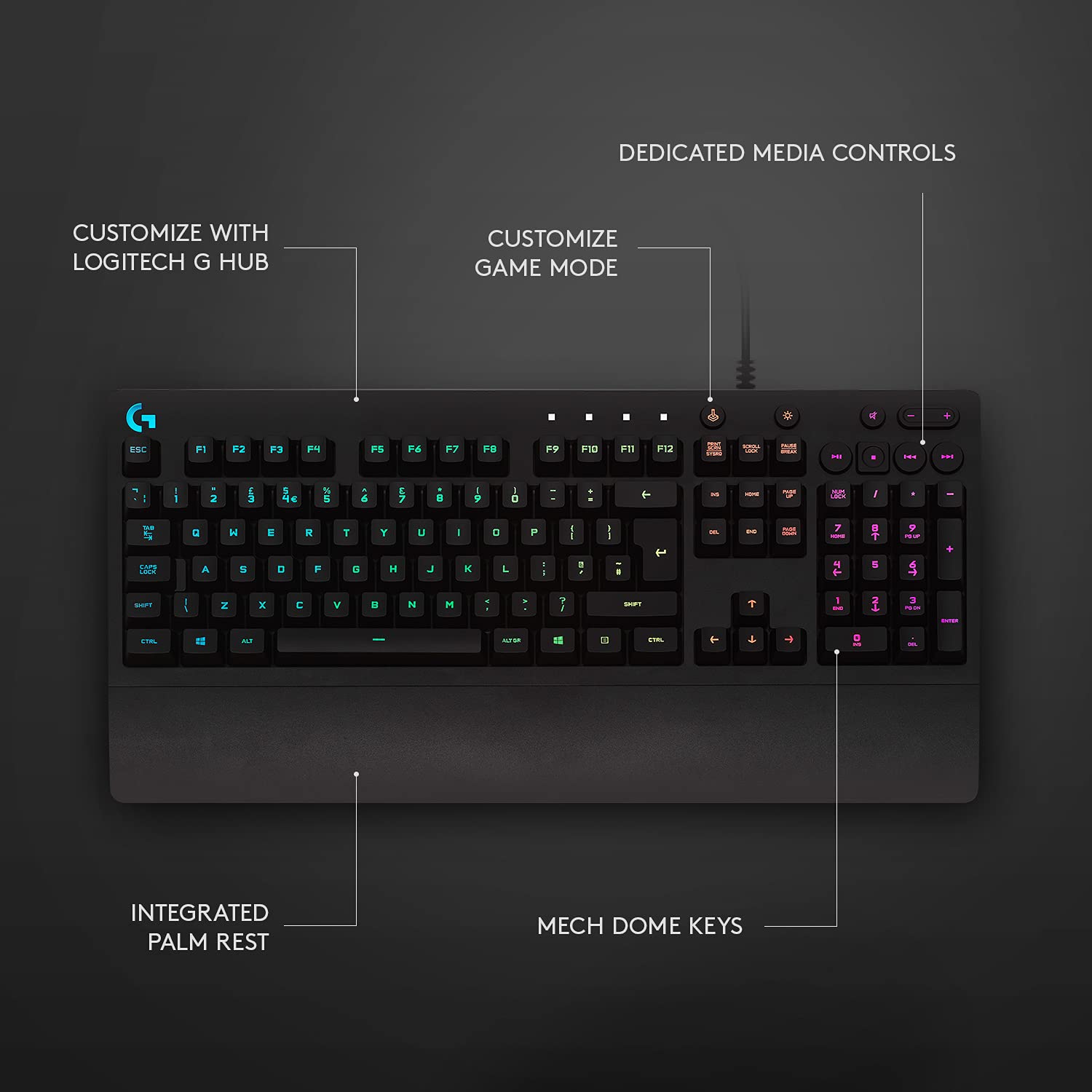 Logitech g213 prodigy teclado new arrivals